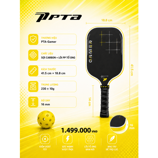 Vợt Pickleball Gamer