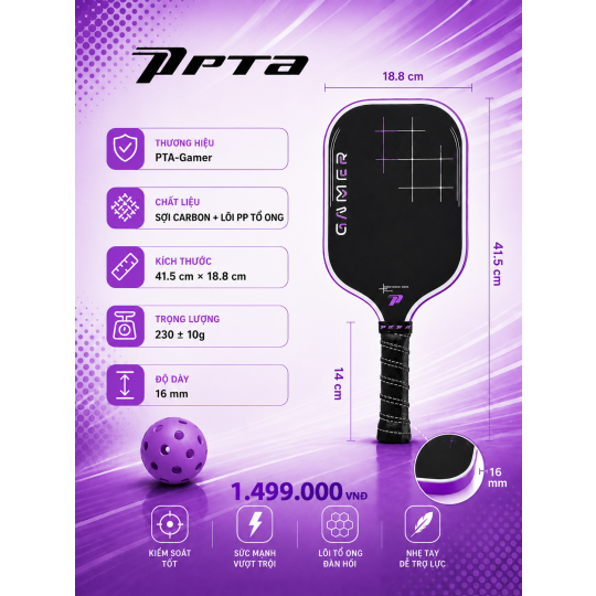 Vợt Pickleball Gamer